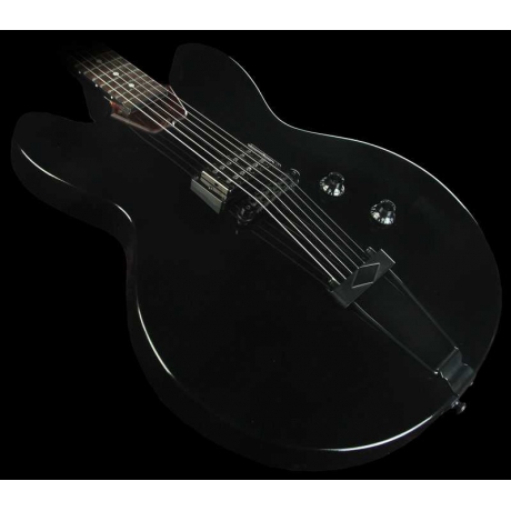 Gibson Memphis ES-335 2016 Studio Elektro Gitar (Ebony)<br>Fotoğraf: 3/4