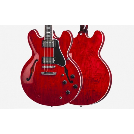 Gibson Memphis ES-335 DR-44 WL Combo Elektro Gitar (Sixties Cherry)<br>Fotoğraf: 3/10