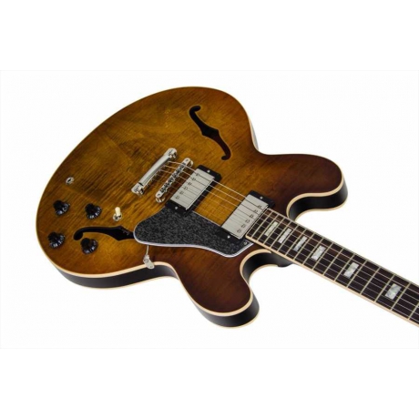 Gibson Memphis ES-335 Figured Elektro Gitar (Faded Lightburst)<br>Fotoğraf: 4/5