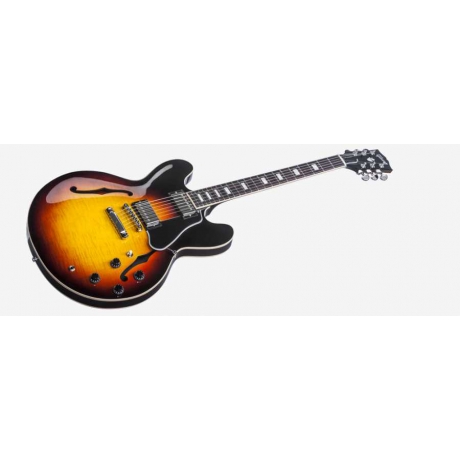 Gibson Memphis ES-335 Slim Neck Elektro Gitar (Sunset Burst)<br>Fotoğraf: 2/11
