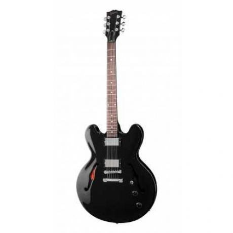Gibson Memphis ES-335 Studio Elektro Gitar (Ebony)<br>Fotoğraf: 1/3