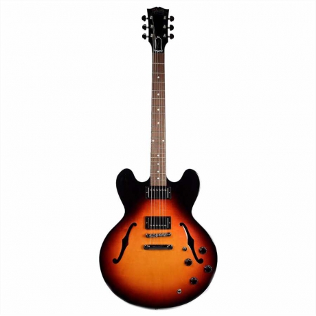 Gibson Memphis ES-335 Studio Elektro Gitar (Ginger Burst)<br>Fotoğraf: 1/4