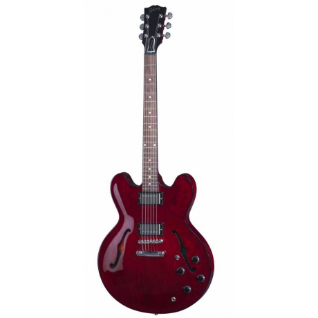 Gibson Memphis ES-335 Studio Elektro Gitar (Wine Red)<br>Fotoğraf: 1/4