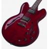 Gibson Memphis ES-335 Studio Elektro Gitar (Wine Red)<br>Fotoğraf: 2/4
