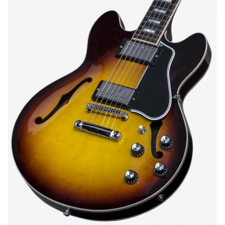 Gibson Memphis ES-339 Elektro Gitar (Sunset Burst)<br>Fotoğraf: 3/9