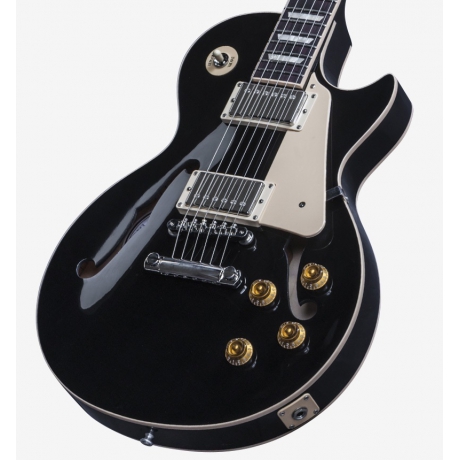 Gibson Memphis ES-Les Paul 2016 Elektro Gitar (Ebony)<br>Fotoğraf: 2/3