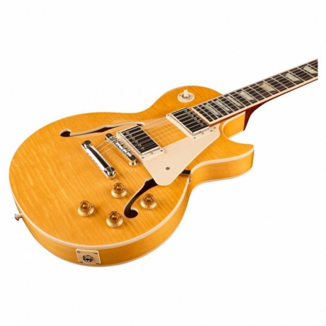 Gibson Memphis ES-Les Paul Elektro Gitar (Trans Amber)<br>Fotoğraf: 4/6