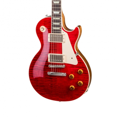 Gibson Modern Les Paul Standard Elektro Gitar (Trans Red)<br>Fotoğraf: 3/4
