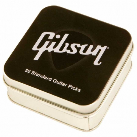 Gibson Pick Tin/Pack of 50 Extra Heavy<br>Fotoğraf: 1/1