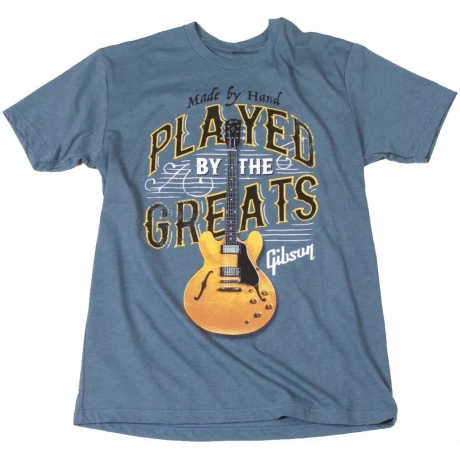 Gibson Played By The Greats Indigo T-Shirt (Large)<br>Fotoğraf: 1/1