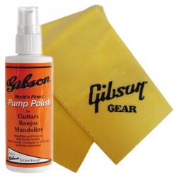 Gibson Pump Polish And Standart Polish Cloth Combo