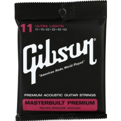 Gibson SAG-BRS11 Masterbuilt Premium Akusik Gitar Teli (11-52)