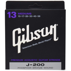Gibson SAG-J200 Phospor Bronze Akustik Gitar Teli (13-56)