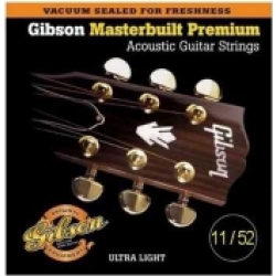 Gibson SAG-MB11 Masterbuilt Premium Phosphor Akustik Gitar Teli (11-52)