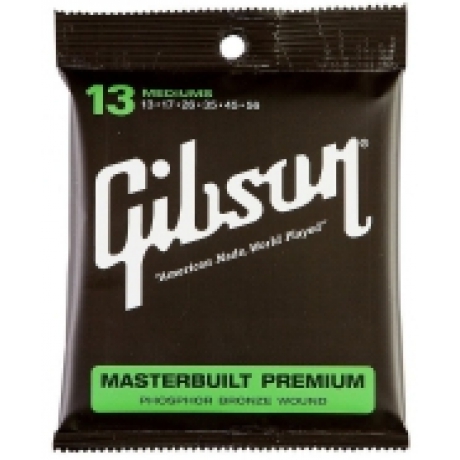 Gibson SAG-MB13 Masterbuilt Premium Akustik Gitar Teli (13-56)<br>Fotoğraf: 1/1