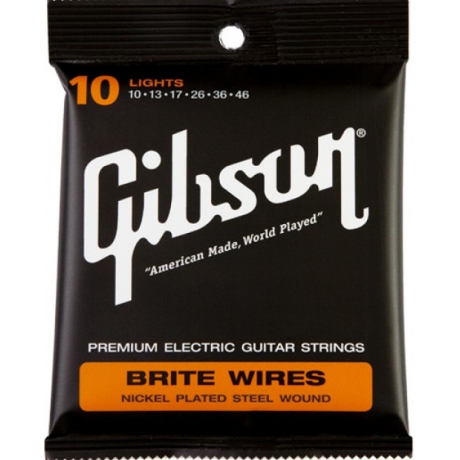 Gibson SEG-700L Brite Wires Light Elektro Gitar Teli (10-46)<br>Fotoğraf: 1/2