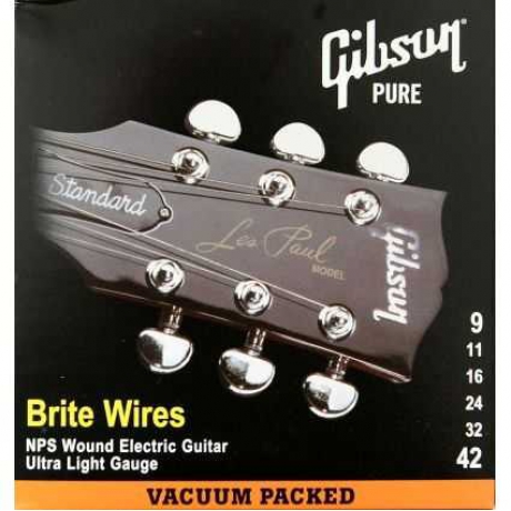 Gibson SEG-700UL Brite Wires Elektro Gitar Teli (9-42)<br>Fotoğraf: 1/1