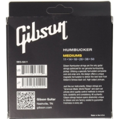 Gibson SEG-SA11 Humbucker Elektro Gitar Teli (11-50)<br>Fotoğraf: 2/2
