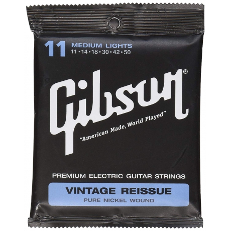 Gibson SEG-VR11 Reissue Elektro Gitar Teli (11-50)<br>Fotoğraf: 1/2