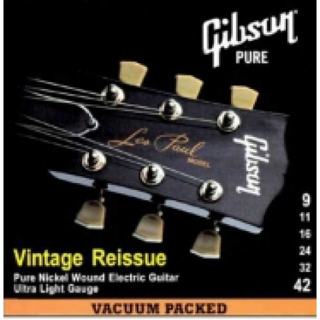 Gibson SEG-VR9 Elektro Gitar Teli (9-42)<br>Fotoğraf: 1/1