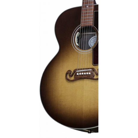 ​Gibson SJ-100 Walnut Elektro Akustik Gitar (Honey Burst​​​​​​​)<br>Fotoğraf: 4/8