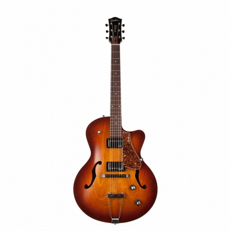 Godin 5th Avenue CW Kingpin II HB Hollowbody Elektro Gitar (Cognac Burst)<br>Fotoğraf: 1/3