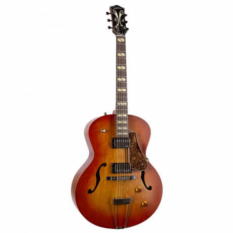 Godin 5th Avenue Jumbo Hb Full Acoustic Elektro Gitar (Memphis Sun)<br>Fotoğraf: 2/3