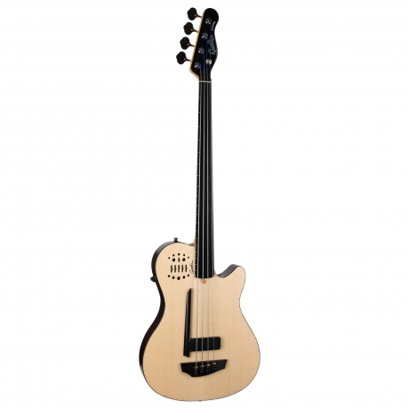 Godin A4 Ultra Fretless AE Bas Gitar (Natural)<br>Fotoğraf: 3/3