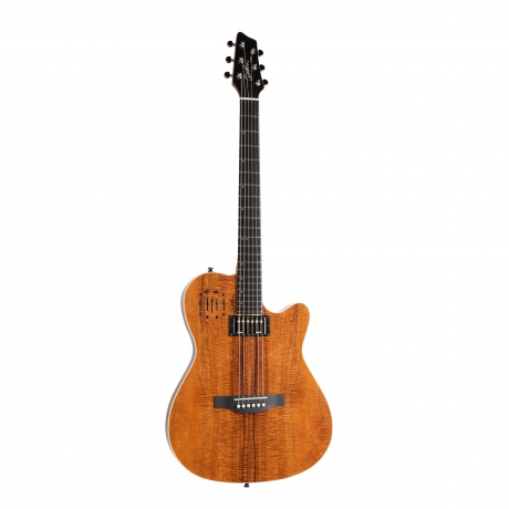 Godin A6 Extreme KOA High Gloss RH Elektro Akustik Gitar (Natural)<br>Fotoğraf: 2/3
