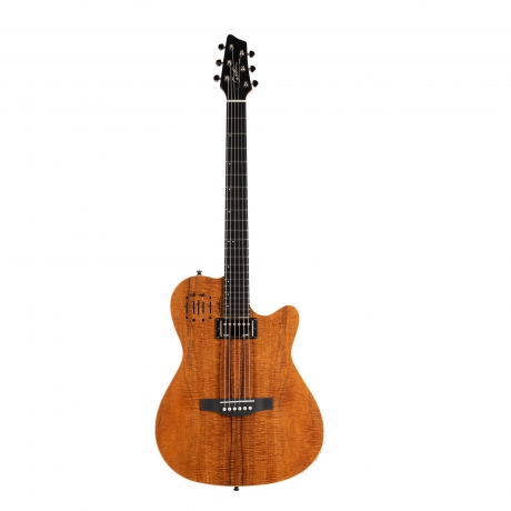 Godin A6 Extreme KOA High Gloss RH Elektro Akustik Gitar (Natural)<br>Fotoğraf: 1/3