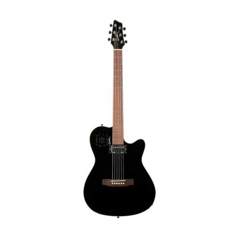 Godin A6 Ultra Black Elektro Akustik Gitar (Black)<br>Fotoğraf: 1/1