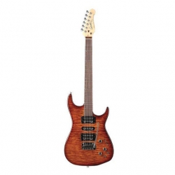 Godin Freeway Elektro Gitar (Light Burst Flame)