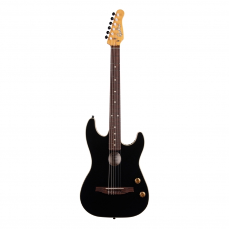 Godin G-Tour Nylon Matte Black EQ Elektro Klasik Gitar<br>Fotoğraf: 1/3