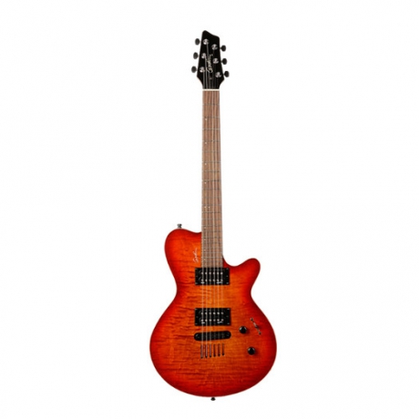 Godin LG HB Elektro Gitar (Cherry Burst Flame)<br>Fotoğraf: 1/1