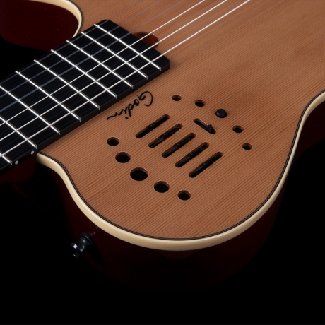 Godin Multiac Grand Concert Duet Ambiance Elektro Klasik Gitar (Natural)<br>Fotoğraf: 3/7