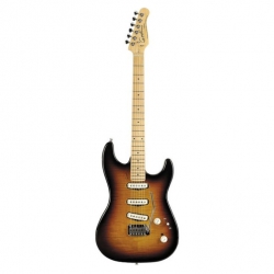 Godin Progression Elektro Gitar (Vintage Burst Flame)