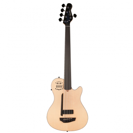 Godin A5 Bass ULTRA Natural SG Fretless EN SA Pedesiz Bas Gitar (