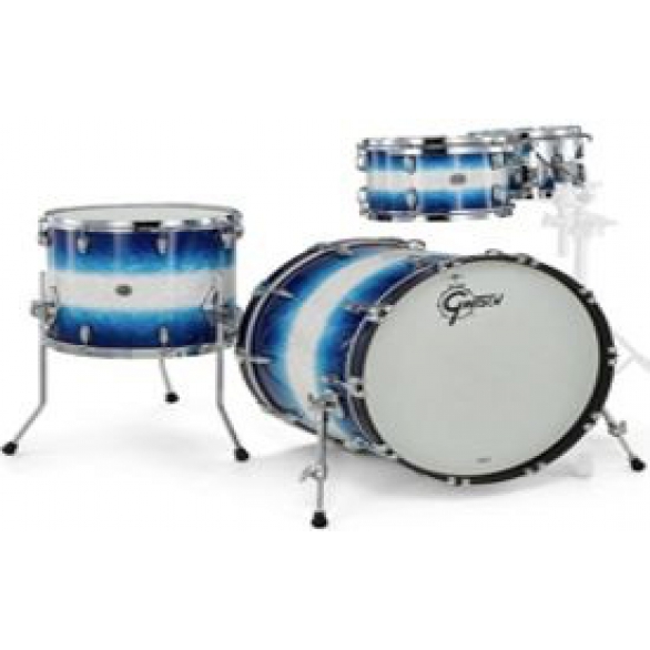 Gretsch Brooklyn 18"x14" Akustik Davul Seti (Blue Burst Pearl), Fotoğraf: 1/1