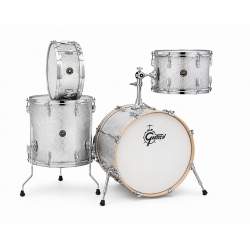 Gretsch Brooklyn 18"x14" Akustik Davul Seti (Silver Sparkle)