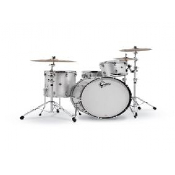 Gretsch Brooklyn 18"x14" Akustik Davul Seti (Silver Sparkle), Fotoğraf: 1/1