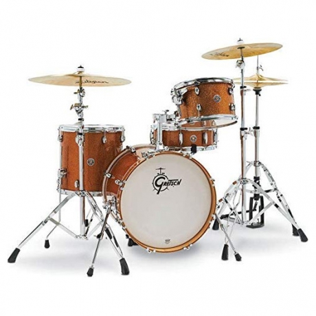 Gretsch Catalina Club Series 18 Inch 4 Parça Akustik Davul Seti (Bronze Sparkle)<br>Fotoğraf: 1/1