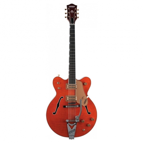 Gretsch Chet Atkins Double Cutaway Elektro Gitar (Orange Satin)<br>Fotoğraf: 1/1