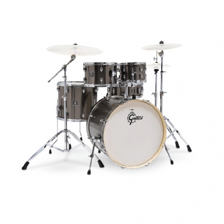Gretsch Energy Serisi 22" 5 Parça Hardware Davul Seti (Grey Steel)<br>Fotoğraf: 1/1