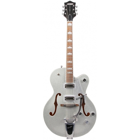 Gretsch G5420T Electromatic Hollow Body Bigsby Elektro Gitar (Silver Sparkle)<br>Fotoğraf: 1/2