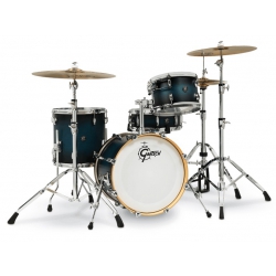 Gretsch Renown 4-Parça 18" Akustik Davul (Satin Antique Blue Burst)