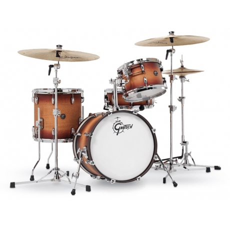 Gretsch Renown 4-Parça 18" Akustik Davul (Satin Tobacco Burst)<br>Fotoğraf: 1/1