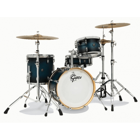 Gretsch Renown 4 Parça Akustik Davul (Antique Blue Burst)<br>Fotoğraf: 1/1