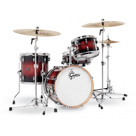 Gretsch Renown 4 Parça Akustik Davul (Cherry Burst)<br>Fotoğraf: 1/1