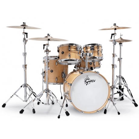 Gretsch Renown 5-Parça 20" Akustik Davul (Parlak Natural)<br>Fotoğraf: 1/1