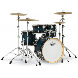 Gretsch  Renown 5-Parça 20" Akustik Davul (Satin Antique Blue Burst)